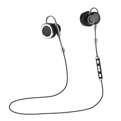 GSPON Wireless Sport Bluetooth Headphones with mic,Stereo Bluetooth Headset Noise Cancelling Sweatproof Earbuds for Sports,Gym,Running,Jogger,Hiking,Exercise.