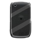 Black Diagonal Carbon Fiber Snap on Hard Skin Cover Case for Blackberry Curve 8520 8530