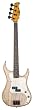 AXL Badwater Electric Bass  1 Pickup, Crackle Brown