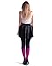 HDE Womens Solid Gradient Color Stockings Opaque Microfiber Footed Tights ,XS-M,Purple to Pink