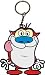 Ren and Stimpy 'Stimpy' Rubber Keychain