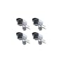 4 - Dummy Outdoor Security Cameras Imitation CCTV with Outdoor Cover