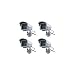 4 - Dummy Outdoor Security Cameras Imitation CCTV with Outdoor Cover