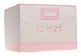 Koala Baby Embroidered Canvas Crate - Pink