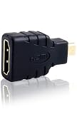 Micro HDMI to HDMI Adapter For Asus Eee Pad Transformer Prime TF201 - Black (Package include a HandHelditems Sketch Stylus Pen)