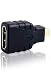 Colored HDMI Cables - Micro HDMI to HDMI Adapter For Asus Eee Pad Transformer Prime TF201 - Black (Package include a HandHelditems Sketch Stylus Pen)
