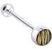 Tiger Stripe #2 Barbell Tongue Ring