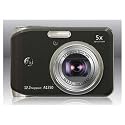 GE A1250-BK 12MP Digital Camera with 5X Optical Zoom and 2.5 Inch LCD  with Auto Brightness - Black