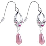 Pink Passion ODESSA Pearl CHANDELIER Earrings
