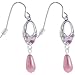 Pink Passion ODESSA Pearl CHANDELIER Earrings