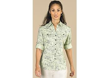 Click here to buy Misses Columbia Sportswear Sweet Owl Roll Sleeve Shirt by Columbia Sportswear.