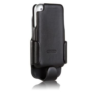 Case Mate Signature Premium Black Leather Case & Holster Combo for AT&T Apple iPhone 3G S (3GS) 16GB