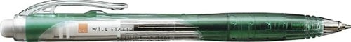 KOKUYO F-WPR100G ボールペン<WiLL STATIONERY ACTIC>細字0.7mm黒 軸緑