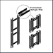 Chatsworth Front-to-Back Horizontal Cable Manager