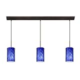 Besa Lighting 3BV-440486-BR 3 Light Stilo Bar Island Light