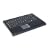 USB Mini Keyboard Touch Pad Black with built-in