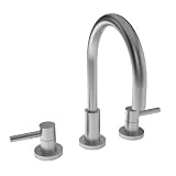 Newport Brass 1500/20 Stainless Steel East Linear East Linear Double Handle Low Lead Widespread Lava