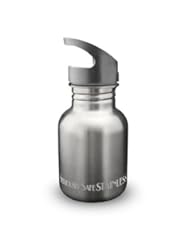 Sports: New Wave Enviro 12oz Stainless Steel Kids Bottle (Flip N Sip(TM) Cap) - New Wave Enviro
