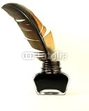 Wallmonkeys Peel and Stick Wall Decals - Inkwell and Quill 3 - Removable Graphic