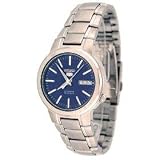 Seiko 5 Gents Silver Tone Blue Dial Self Winding Automatic SNKA05K1 Bracelet Strap Watch