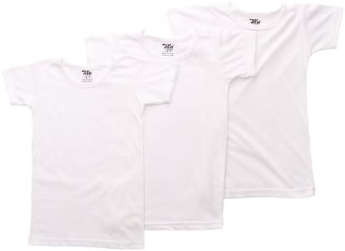 Tato Girls Short Sleeve 3PC Pack Undershirts Size L