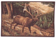 Wildlife Specialty Rug - Elk - 37.0 x 52.0