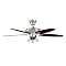 Austel Click-In Ceiling Fan Nickel (52")