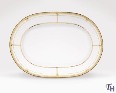Noritake Palmer Gold 16-Inch Oval Platter