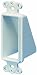 Arlington CED1-1 Cable Wall Plate Insert Vertical, White Arlington CED1-1 Cable Wall Plate Insert Vertical, White