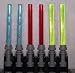 Lego Lightsaber Lot- 6 TOTAL - 3 Different Colors with Hilts
