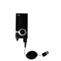 Retractable USB Cable for the Pure Digital Flip Video Mino with Power Hot Sync and Charge capabilities - uses Gomadic TipExchange Technology