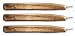 Metallic Gold Traditional Sealing Wax (with wick) - 3 Sticks