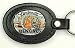 Cincinnati Bengals Leather Key Ring With Raised Pewter Team Logo And Cityscape By Siskiyou