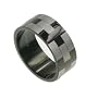316L Stainless Steel Ring. Combination of matte and shiny polish. Width: 10mm