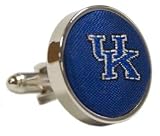 Kentucky Cufflinks - University of Kentucky Blue Cufflinks with UK Logo