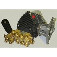 AR Triplex Plunger Gas Flange, XMV3G30D, 3.0 GPM, 3000 PSI, 3400 RPM, 1 Shaft Ready Made Pressure Washer Pump