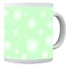 Rikki Knight Ghost Green Bubbles Design Photo Quality 11 oz Ceramic Coffee Mug cup