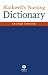 Blackwell's Nursing Dictionary