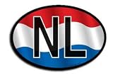 Netherlands - Wavy Oval Decals