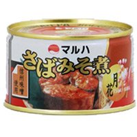 マルハ　さばみそ煮　月花 200G × 24缶