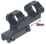 Leapers Accushot 1-Pc Bi-directional Offset Mount w/1 Rings, High, 11mm Dovetail