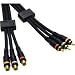 Cables To Go 29324 Velocity RCA Type Audio/Video Combination Extension Cable (12 Feet, Blue)