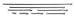 SK 4538 8 Piece 1-1/2-Inch, 3-Inch, 4-Inch, 6-Inch, 8-Inch, 10-Inch, 18-Inch and 24-Inch 3/8-Inch Drive Extension Set