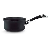 Circulon Symmetry Hard Anodized Nonstick Open Saucepan with Pour Spouts, 1-Quart