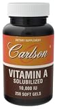Carlson Laboratories - Vitamin A Solubilized, 10,000 IU, 250 softgels