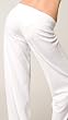 Juicy Couture White Terry Drawstring Pant