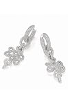 Diamond Pave Love Knot Earrings