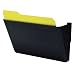 Single Wall Pockets, Cubicle Hanger/ Wall Mount, Wall Mount Incl, Letter, Black EXP10610