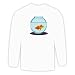Long Sleeve T-shirt with gold, water, fish, pet, bowl
