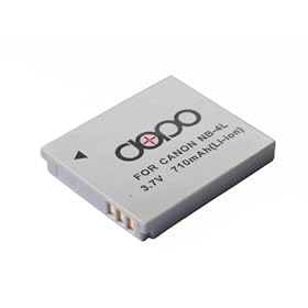 Dopo NB-4L Replacement Battery for Canon NB4L Powershot SD200 SD300 SD400 SD450 Digital IXUS 30 40 50 IXUS 60 65 and Other Digital Cameras/Camcorders